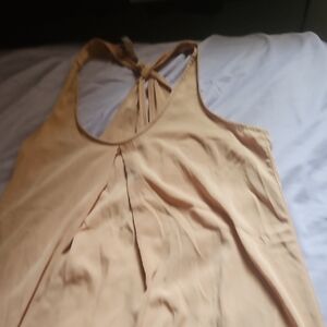 Stylish Tan Sleeveless Top